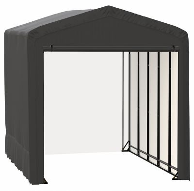 ShelterLogic Sheltertube Wind and Snow-Load Rated Garage, 14 x 23 x 16 Gray