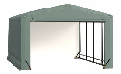 ShelterLogic Sheltertube Wind and Snow-Load Rated Garage, 12 x 18 x8 Green