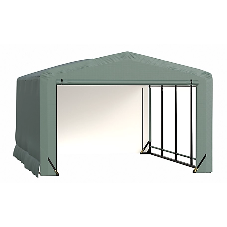 ShelterLogic Sheltertube Wind and Snow-Load Rated Garage, 12 x 18 x8 Green