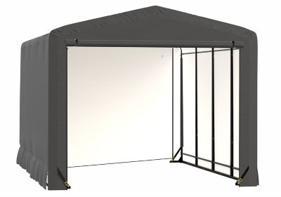 ShelterLogic Sheltertube Wind and Snow-Load Rated Garage, 12 x 18 x 10 Gray