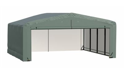 ShelterLogic Sheltertube Wind and Snow-Load Rated Garage, 20 x 18 x 10 Green