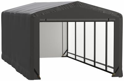 ShelterLogic Sheltertube Wind and Snow-Load Rated Garage, 10 x 23 x 8 Gray