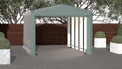 Image showing  Sheltertube Wind and Snow-Load Rated Garage, 12 x 18 x 10 Green