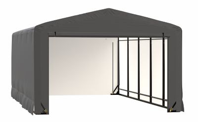 ShelterLogic Sheltertube Wind and Snow-Load Rated Garage, 12 x 27 x 8 Gray