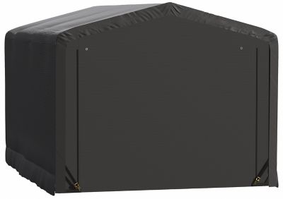 Image showing 7 th ShelterLogic 10 ft. x 14 ft. x 8 ft. Sheltertube Wind and Snow-Load Rated Garage, Gray