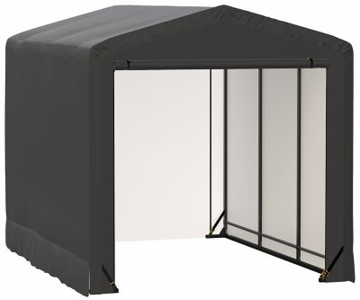 ShelterLogic Sheltertube Wind and Snow-Load Rated Garage, 10 x 14 x 10 Gray
