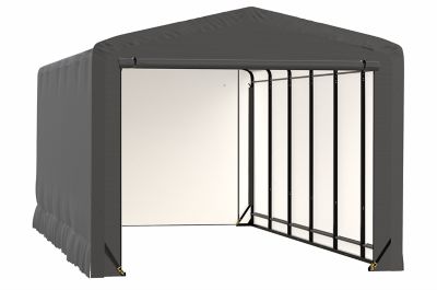 ShelterLogic Sheltertube Wind and Snow-Load Rated Garage, 12 x 27 x 10 Gray