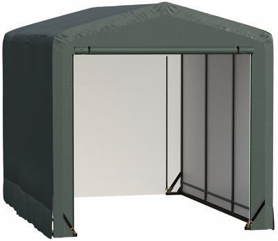 ShelterLogic Sheltertube Wind and Snow-Load Rated Garage, 10 x 14 x 10 Green