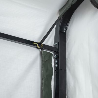 Image showing  Sheltertube Wind and Snow-Load Rated Garage, 10 x 14 x 10 Green