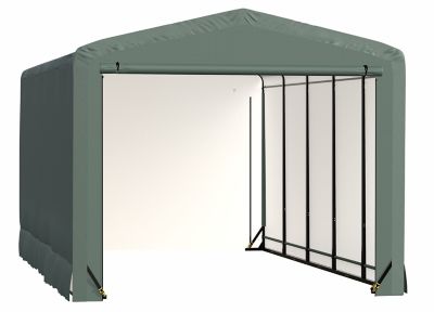 ShelterLogic Sheltertube Wind and Snow-Load Rated Garage, 12 x 23 x 10 Green