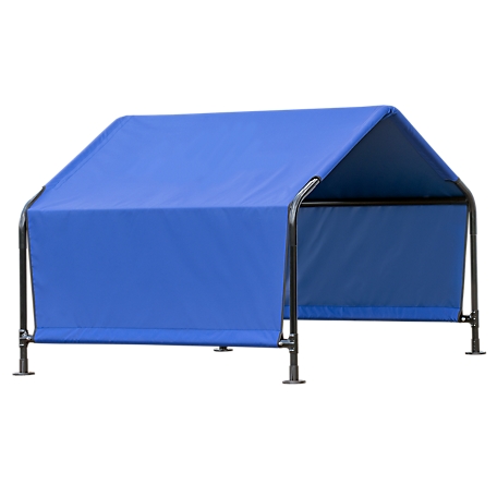 ShelterLogic Steel Pet Shelter with Polyester Cover, 4 ft. x 4 ft. x 3 ft.