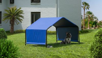 Image showing  Indoor/Outdoor Steel Pet Shelter with Polyester Cover, 4 ft. x 4 ft. x 3 ft.