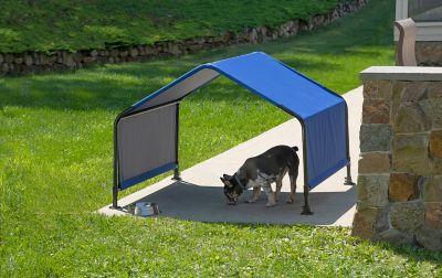 Image showing  Indoor/Outdoor Steel Pet Shelter with Polyester Cover, 4 ft. x 4 ft. x 3 ft.