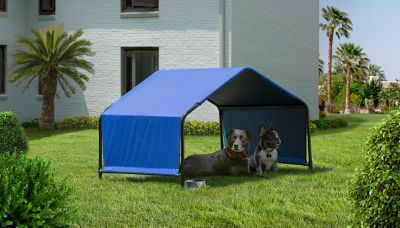 Image showing 5 th ShelterLogic Indoor/Outdoor Steel Pet Shelter with Polyester Cover, 4 x 4 x 3ft.