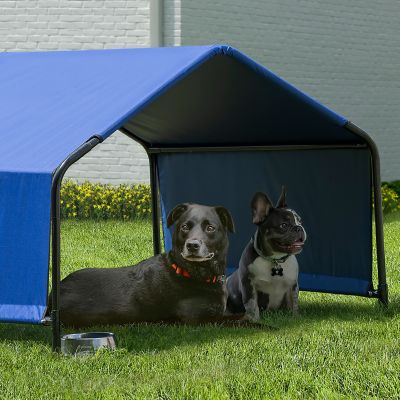 Image showing 6 th ShelterLogic Indoor/Outdoor Steel Pet Shelter with Polyester Cover, 4 x 4 x 3ft.