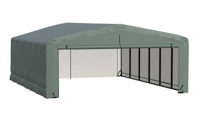 ShelterLogic Sheltertube Wind and Snow-Load Rated Garage, 20 x 27 x 10 Green