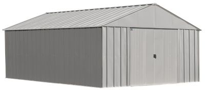 Arrow Classic Metal Shed, 12 x 17, Flute Grey