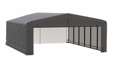 ShelterLogic Sheltertube Wind and Snow-Load Rated Garage, 20 x 27 x 10 Gray