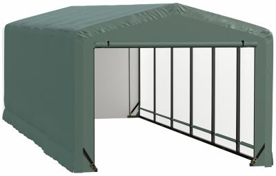 ShelterLogic Sheltertube Wind and Snow-Load Rated Garage, 10 x 27 x 8 Green