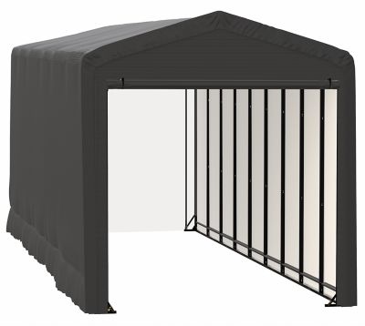 ShelterLogic Sheltertube Wind and Snow-Load Rated Garage, 14 x40 x 16 Gray