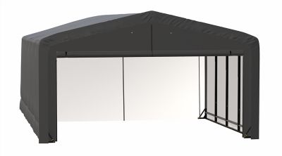 ShelterLogic Sheltertube Wind and Snow-Load Rated Garage, 20 x 32 x 12 Gray