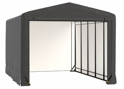 ShelterLogic Sheltertube Wind and Snow-Load Rated Garage, 12 x 23 x 10 Gray