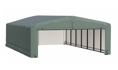 ShelterLogic Sheltertube Wind and Snow-Load Rated Garage, 20 x 32 x 10 Green