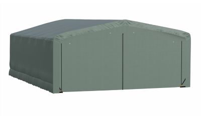 Image showing 7 th ShelterLogic Sheltertube Wind and Snow-Load Rated Garage, 20 x 32 x 10 Green