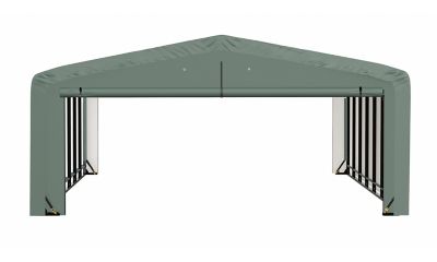 Image showing 9 th ShelterLogic Sheltertube Wind and Snow-Load Rated Garage, 20 x 32 x 10 Green