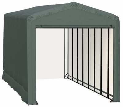 ShelterLogic Sheltertube Wind and Snow-Load Rated Garage, 14 x 36 x 16 Green