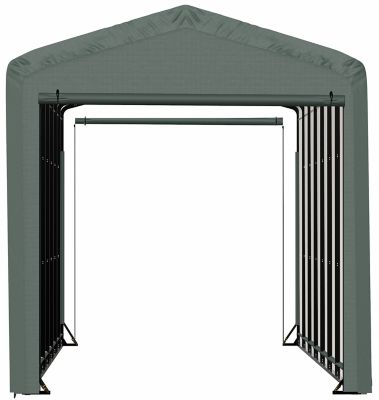 Image showing 9 th ShelterLogic Sheltertube Wind and Snow-Load Rated Garage, 14 x 36 x 16 Green