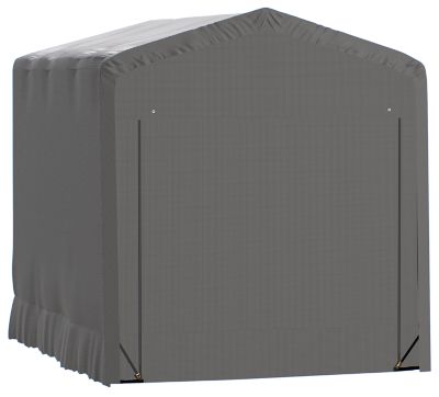 Image showing 7 th ShelterLogic Sheltertube Wind and Snow-Load Rated Garage, 14 x 18 x 16 Gray
