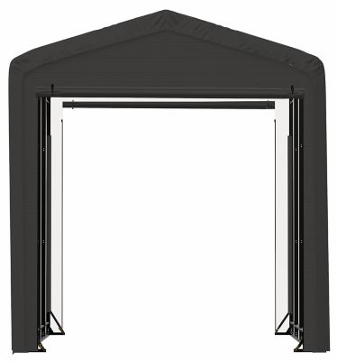 Image showing 9 th ShelterLogic Sheltertube Wind and Snow-Load Rated Garage, 14 x 18 x 16 Gray