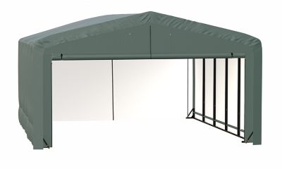 ShelterLogic Sheltertube Wind and Snow-Load Rated Garage, 20 x 23 x 12 Green
