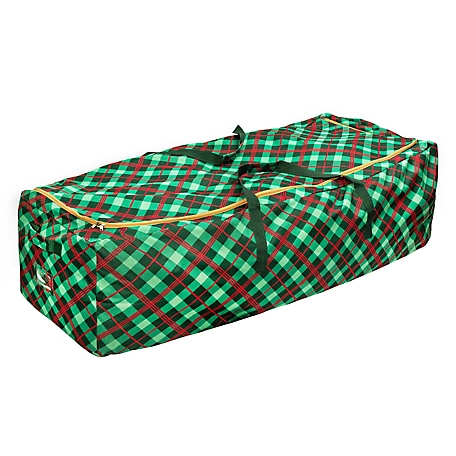 Honey-Can-DoChristmas Tree Storage Bag with Wheels, Green, SFT-09556