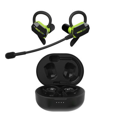 ISOtunes Ultracomm Aware True Wireless Bluetooth Earbuds -Ambient Listening Technology, Detachable Boom Mic, IT-75