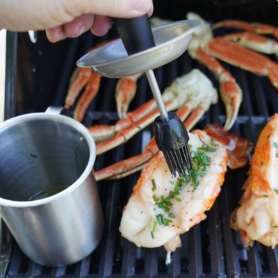 Image showing  Sauce Pot and Basting Brush Grill Set