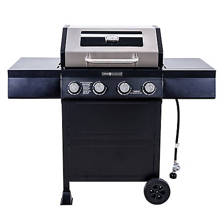 Even Embers 4-Burner Gas Grill with Glass Window, GAS3400AS