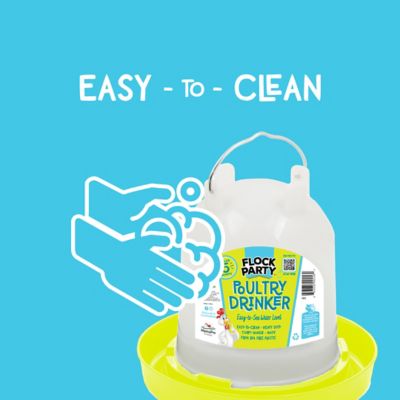 Image showing  5 qt. Poultry Drinker, Lime