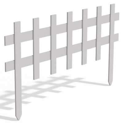 Greenes Fence 36 in. White Wood Picket Fence