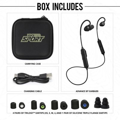 Image showing  ADVANCE BT Tactical Earbuds with Bluetooth, 26 dB Noise Reduction Rating