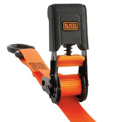 Image showing  1 in. x 12 ft. Light-Duty Ratchet Tie-Down Straps, 1,500 lb. Break Strength, 4 pk.