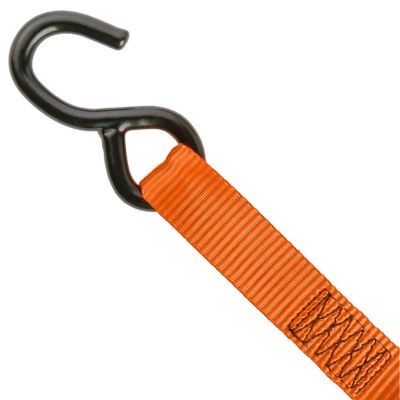 Image showing  1 in. x 12 ft. Light-Duty Ratchet Tie-Down Straps, 1,500 lb. Break Strength, 4 pk.