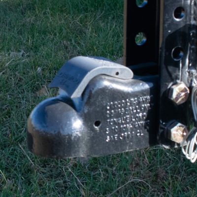 Image showing  21K Black 2 5/16 in. Channel Mount EZ Latch Composite Handle Cast Coupler, Bolt On