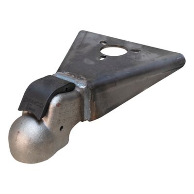 Demco 2-5/16 in. 50-Degree A-Frame EZ Latch Composite Handle Weld-On Cast Coupler with Jack Hole, 21,000 lb., Primed