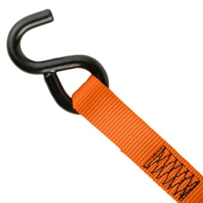 Image showing  1 in. x 10 ft. Medium-Duty Ratchet Tie-Down Straps, 2,500 lb. Break Strength, 4-Pack