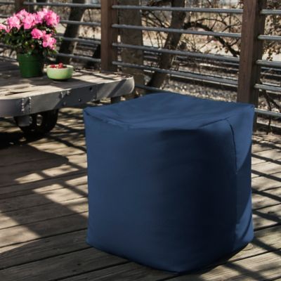 Image showing  Luckie Outdoor Patio Bean Bag Ottoman