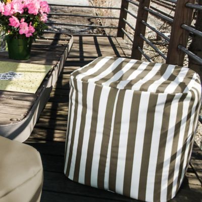 Image showing  Luckie Outdoor Patio Bean Bag Ottoman