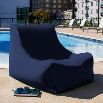 Image showing  Ponce Outdoor Bean Bag Chair, Navy
