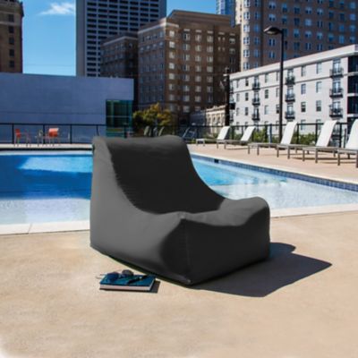 Image showing  Ponce Outdoor Bean Bag Chair, Slate